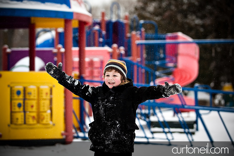 Alexander - Jaxon at the playground