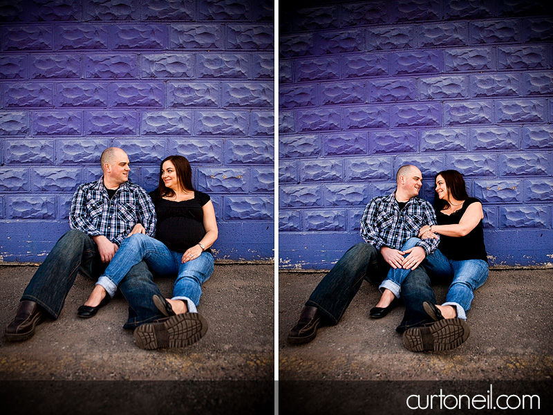 Maternity - Sloss family - purple wall